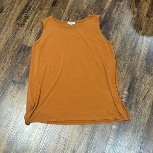 Zenana tank dress shirt 1x